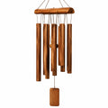 Campana de Viento de Madera Marrón para Exterior e Interior