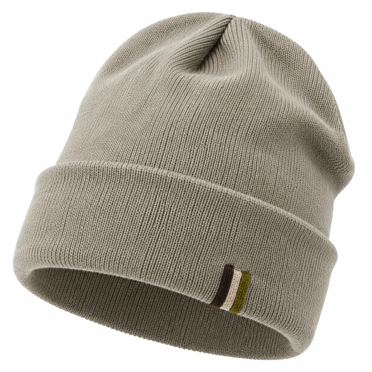 Gorro de Punto Beige Unisex con Diseño Clásico