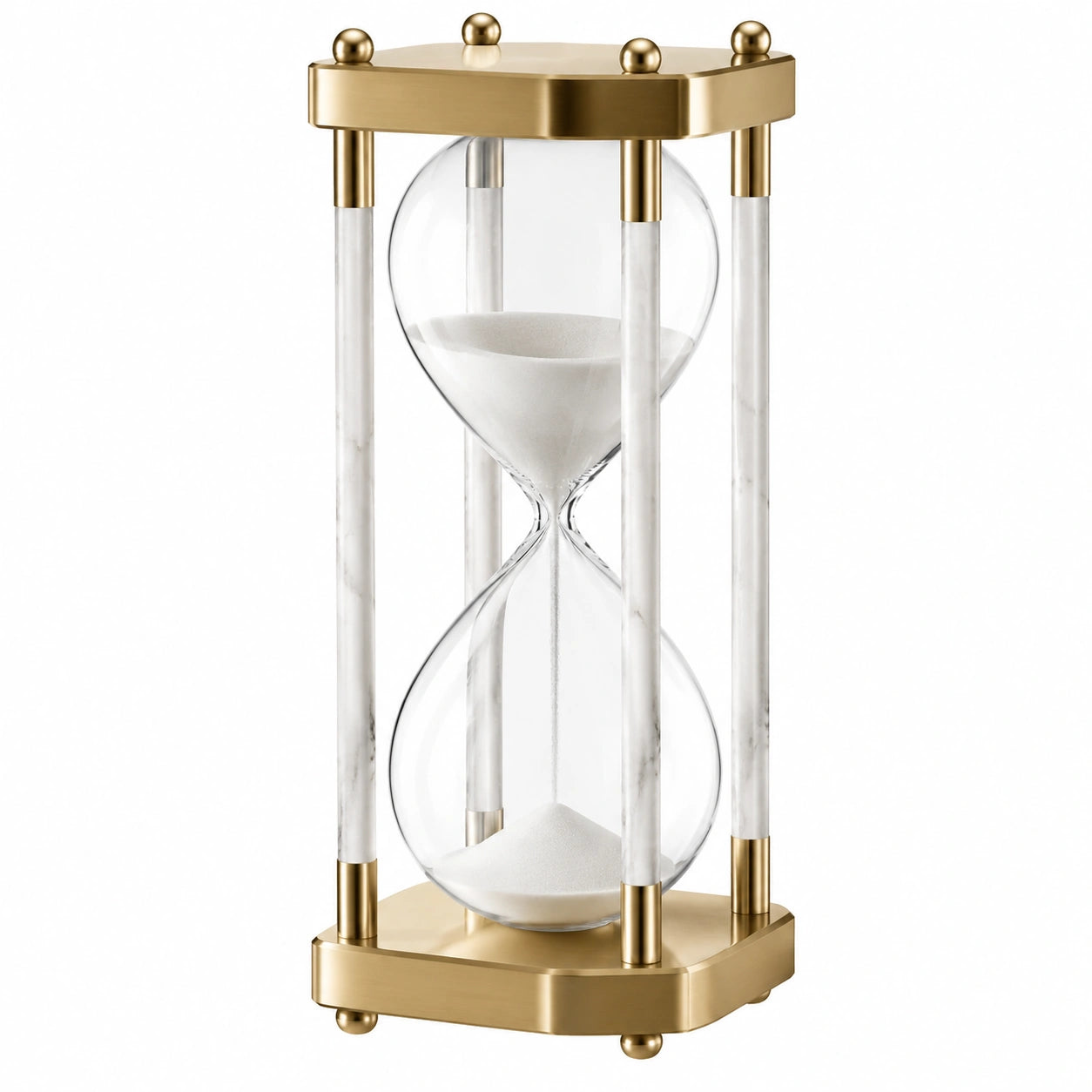 Reloj de Arena Decorativo Dorado de 60 Minutos
