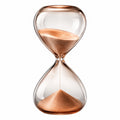Reloj de Arena de Vidrio con Arena Dorada, 60 Minutos