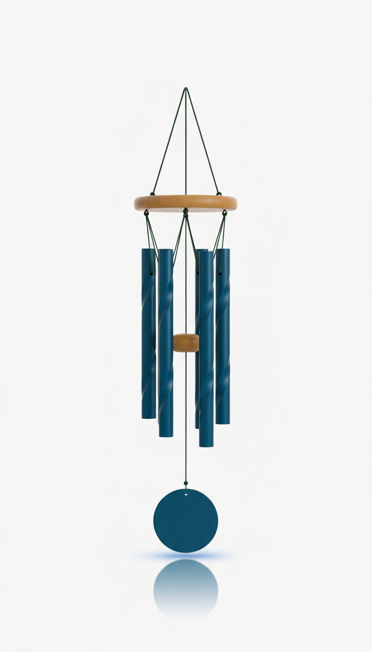 Campanas de viento azul groove
